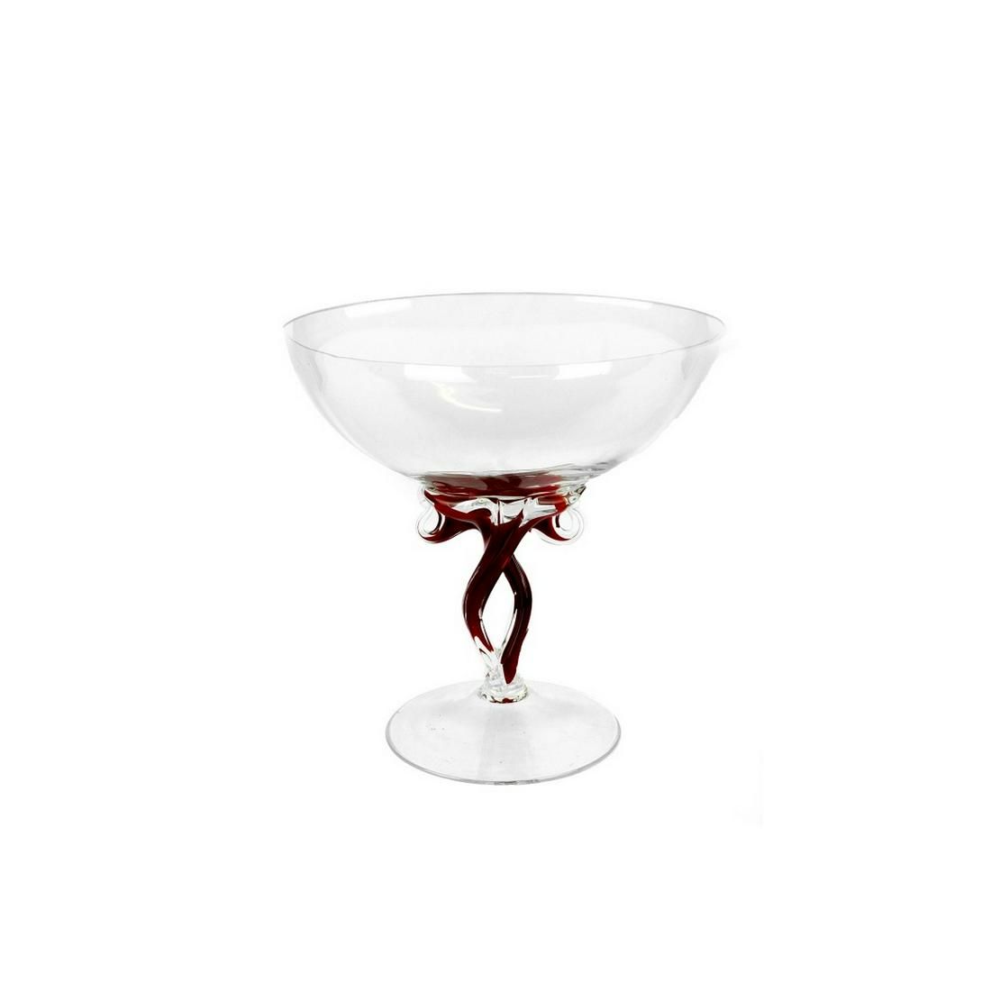 MURANO COMPOTE FOOTED BOWLVintage 3d2592