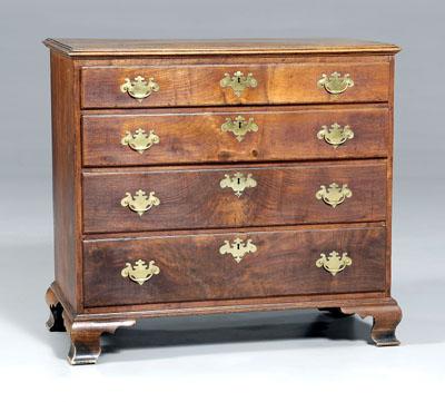 Virginia Chippendale walnut chest  91a3b