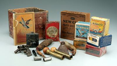Assorted shotgun shells and equipment  91fff