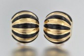 A Pair of Gold and Black   b655c