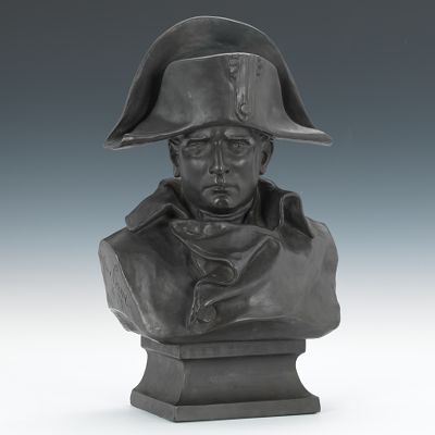 A Black Porcelain Bust of Napoleon 131d2b