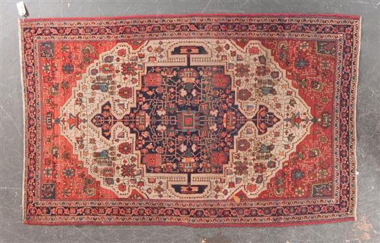 Antique Sarouk rug Persia circa 135af3