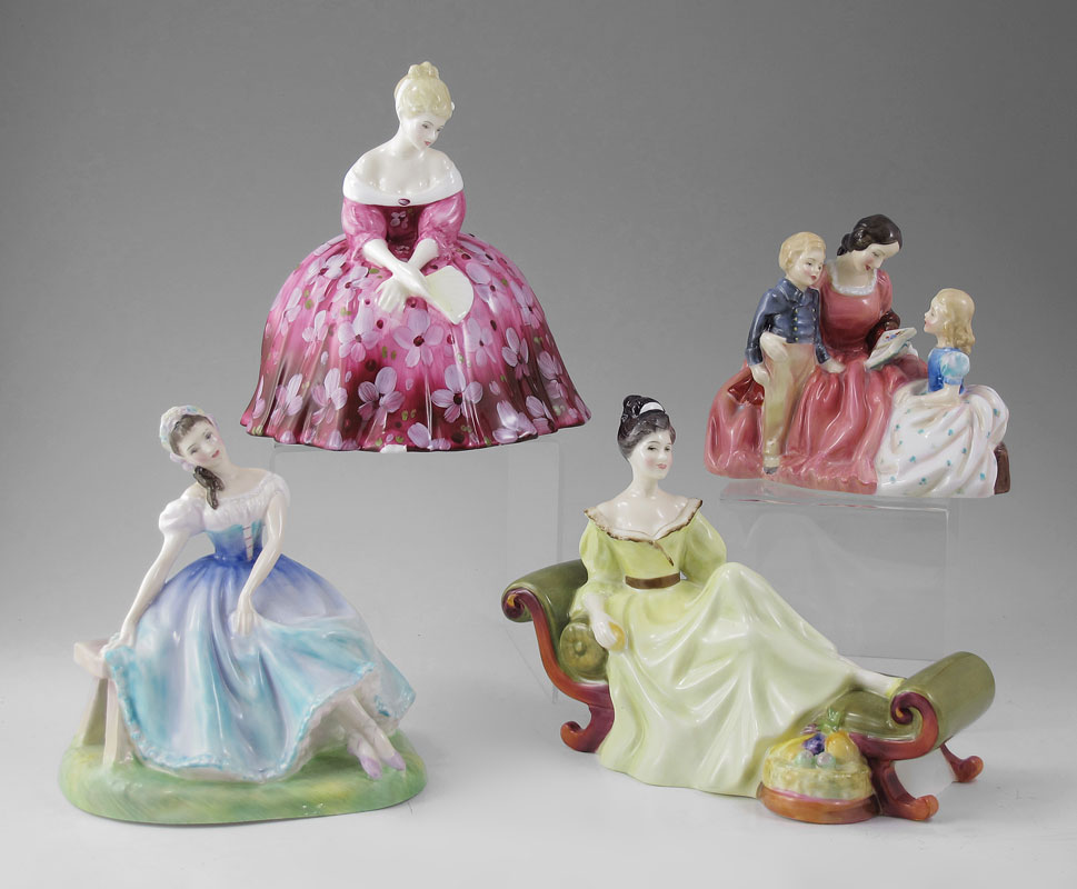 ROYAL DOULTON FIGURINES 4 pc to 14668d