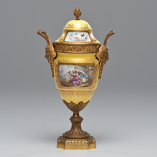 Sevres Porcelain Vase and Cover 160f03