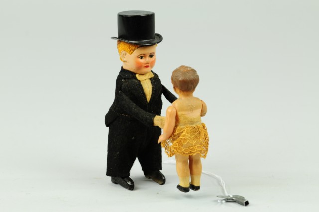 BOY IN TUX WITH GIRL Schuco Germany 17a048