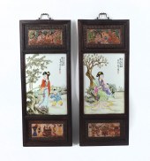 PAIR OF PAINTED CHINESE   277670