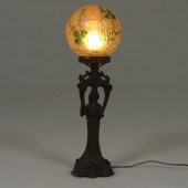 ART NOUVEAU FIGURAL LAMP   2aff58