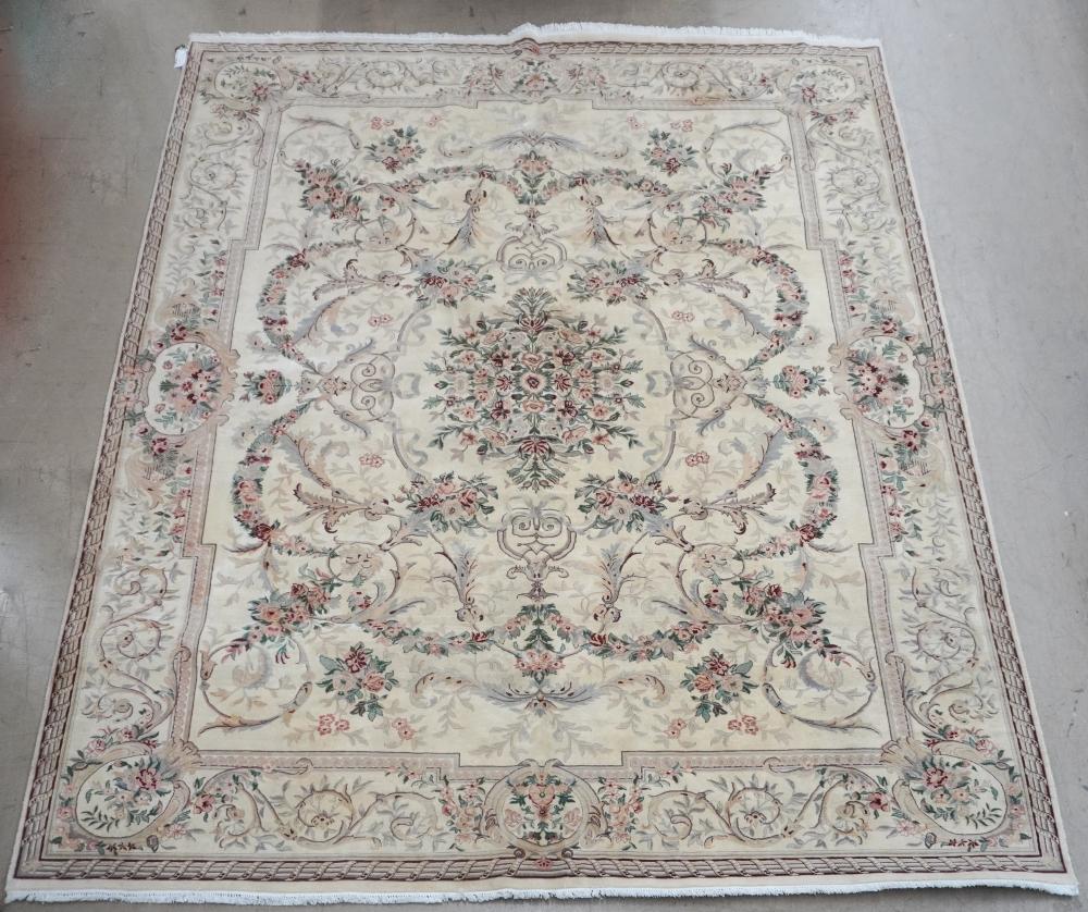 INDO AUBUSSON RUG 11 FT 11 IN 2e851d