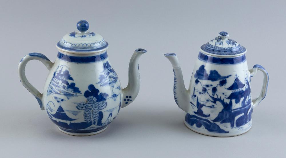 TWO CHINESE EXPORT CANTON PORCELAIN 2f0ed7