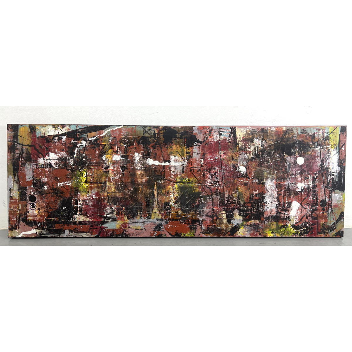 DENNIS SAKELSON Modernist Abstract 30016a