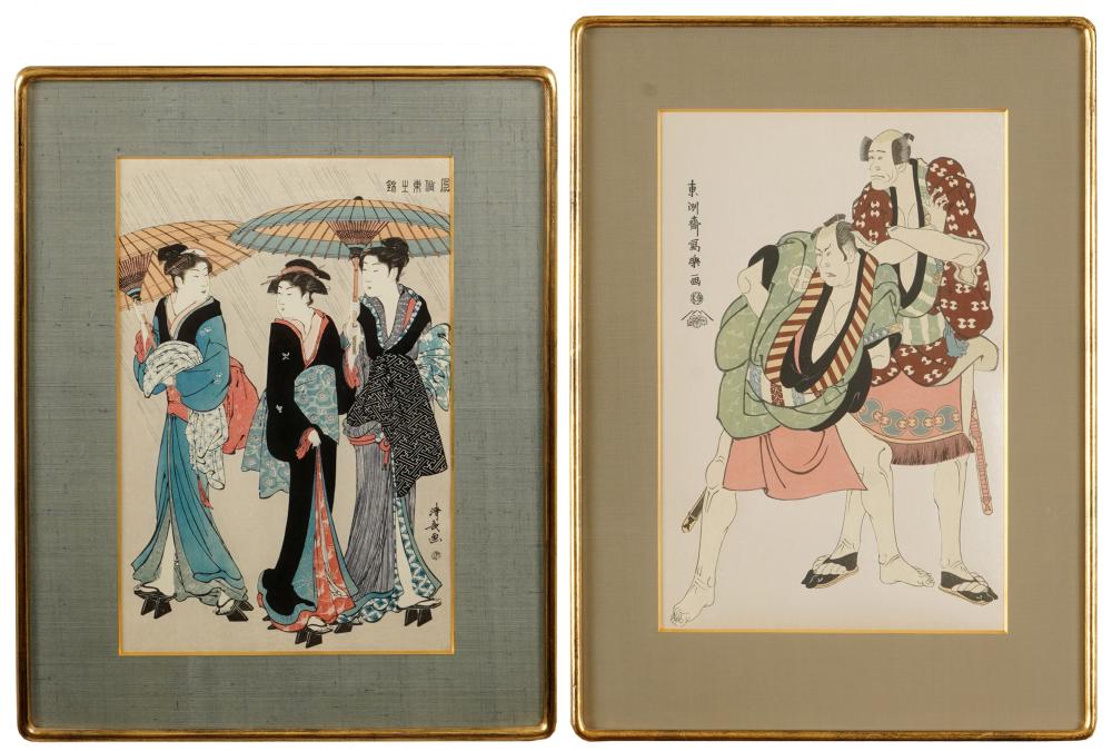 TWO JAPANESE PRINTSeach a reproduction  301693