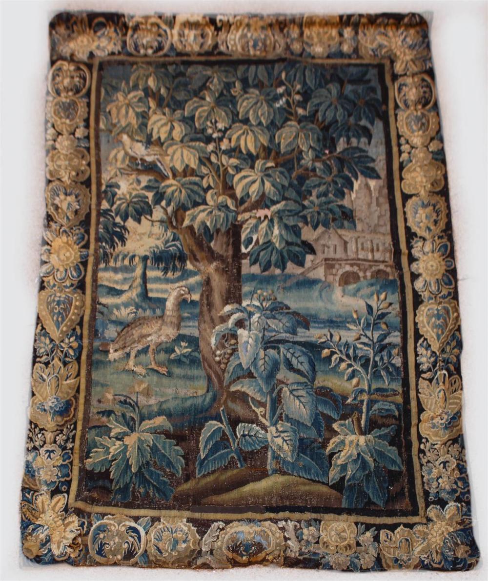 FRENCH VERDURE TAPESTRY PROBABLY 313d8d