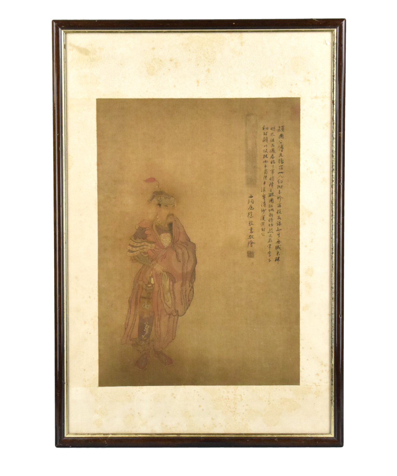 CHINESE PAINTING ON SILK OF FIGURES  339e9a