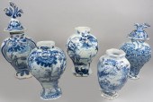 GROUP OF DELFT VASES 18TH   33d3a4