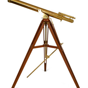 An English Brass Telescope on a 34917f