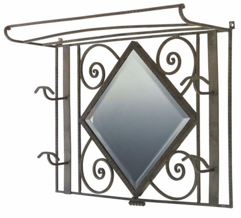 FRENCH ART DECO IRON WALL MOUNTED 355234