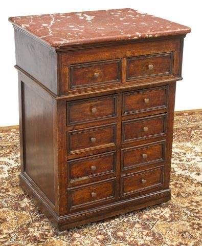 FRENCH PROVINCIAL TEN DRAWER CABINETFrench 35cb61