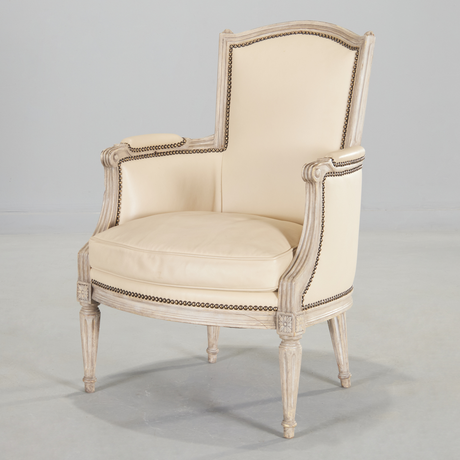LOUIS XVI STYLE GREY PAINTED AND 360706
