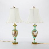 PAIR OF SEVRES STYLE OLD   37edca