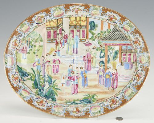 LARGE CHINESE EXPORT FAMILLE ROSE 387f24