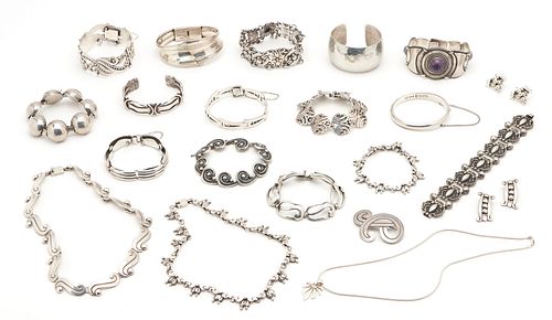 21 PCS OF MEXICAN STERLING JEWELRY  388144