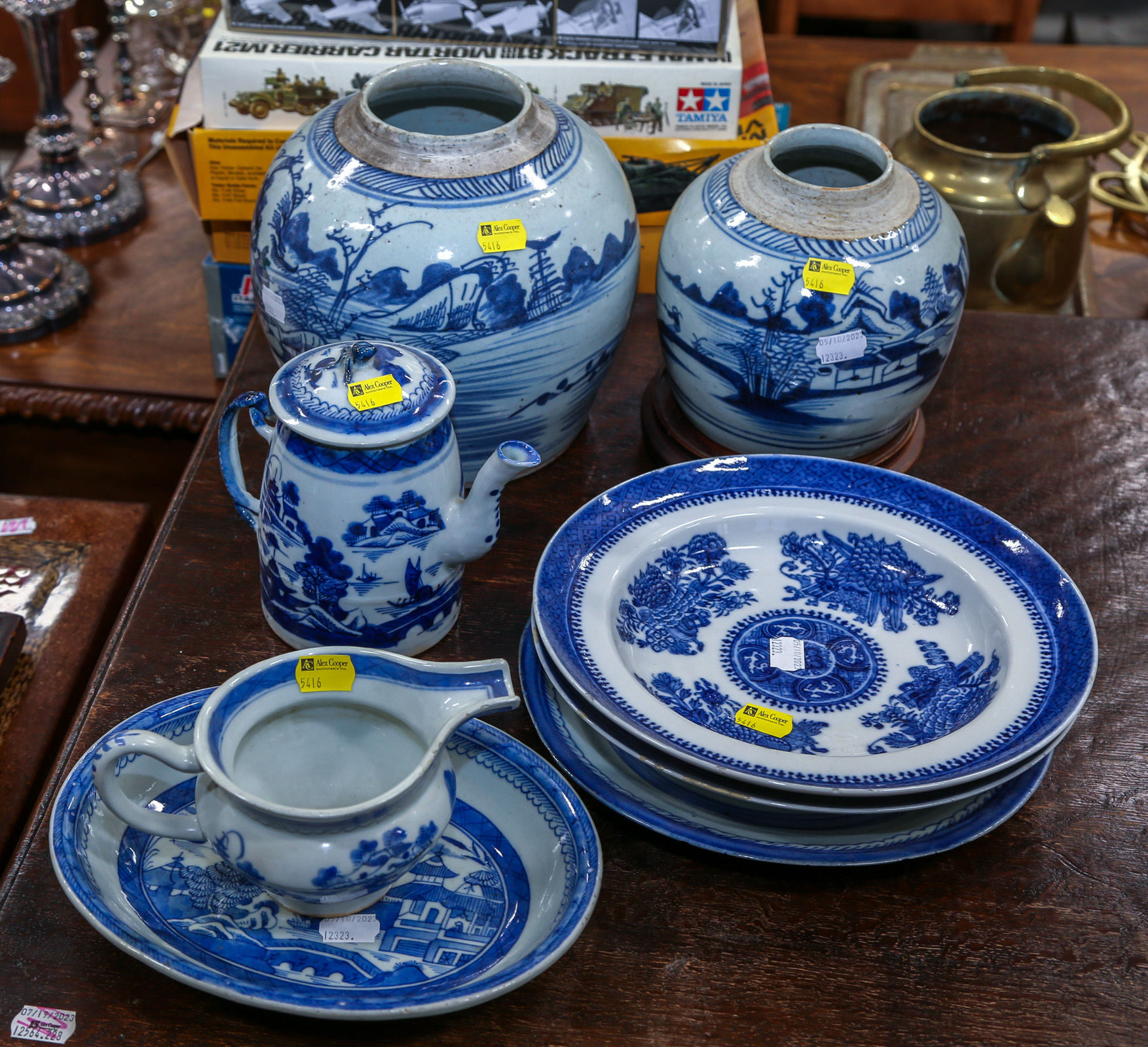 ASSORTED CHINESE EXPORT BLUE  3b259d