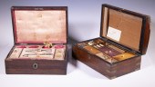 19TH C SEWING BOXES Lot   3b651d