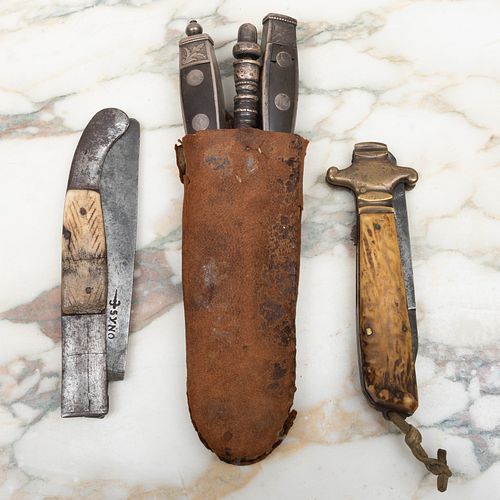 MISCELLANEOUS GROUP OF FIVE KNIVES 3b9b88