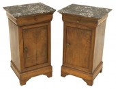  2 FRENCH MARBLE TOP   3bf89b