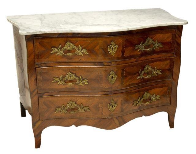 FRENCH LOUIS XV PERIOD MARBLE TOP 3c0018