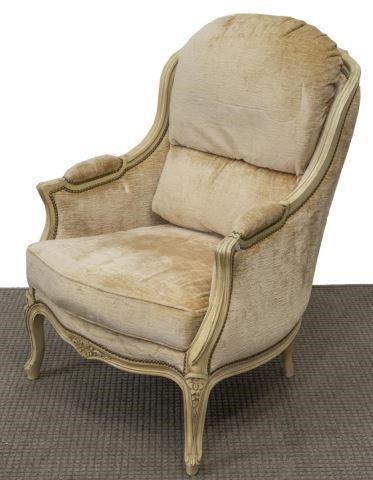 FRENCH LOUIS XV STYLE PAINTED BERGERE 3c214c
