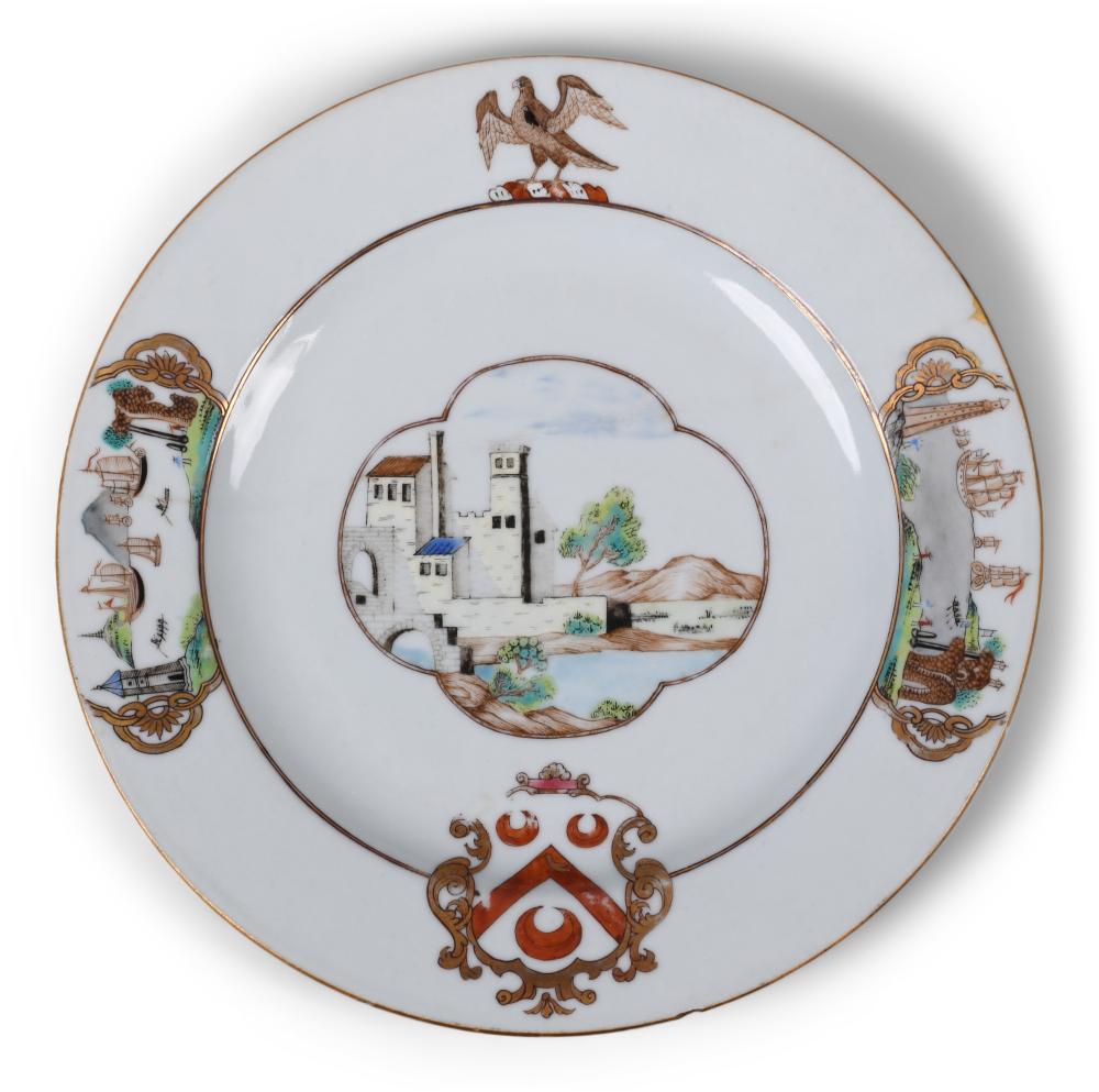 CHINESE EXPORT ARMORIAL PLATE FOR 3c79d2