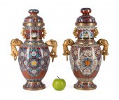 PAIR CHINESE CLOISONNE   3cd39e