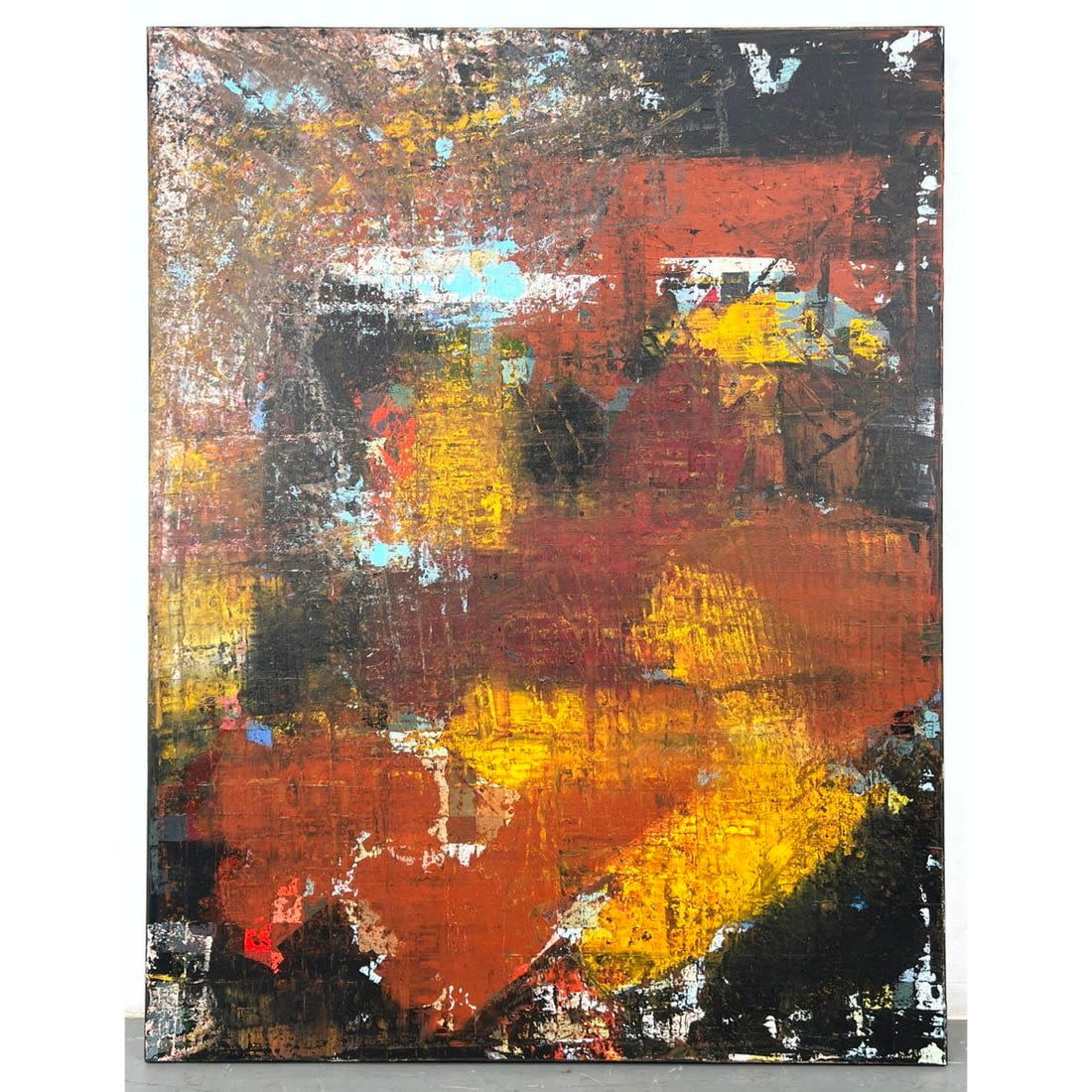 DENNIS SAKELSON Abstract Painting 3cf40b