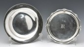 2 AMERICAN STERLING SILVER TRAYS,