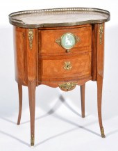 FRENCH MARBLE TOP COMMODEFrench