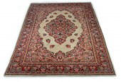PERSIAN CARPET WITH MEDALLION CENTER,
