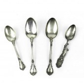 STERLING SILVER SPOONSLot of Four