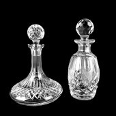 TWO WATERFORD CRYSTAL DECANTERSGrouping