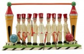 VINTAGE WOODEN TOY SOLDIERS HAND