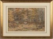 A. B. FROST, 3 LITHOGRAPHS OF HUNTING