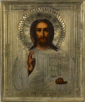 RUSSIAN ICON OF CHRIST PANTOCRATORRussian