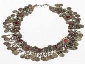 BEDOUIN SILVERED ALLOY AND ENAMEL