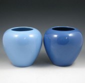 Two Trenton Pottery vases, one