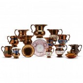 ANTIQUE COPPER LUSTER WARE COLLECTION