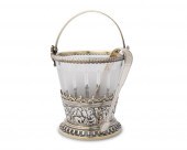 AN ELKINGTON SILVER-PLATE AND CRYSTAL