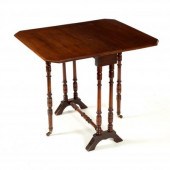 A mahogany Sutherland table on