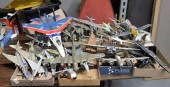 A LARGE GROUP OF MODEL AIRPLANES,