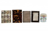 COLLECTION OF FOUR CARD CASES &