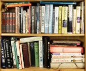 TWO SHELVES OF BOOKS MOSTLY RELATING